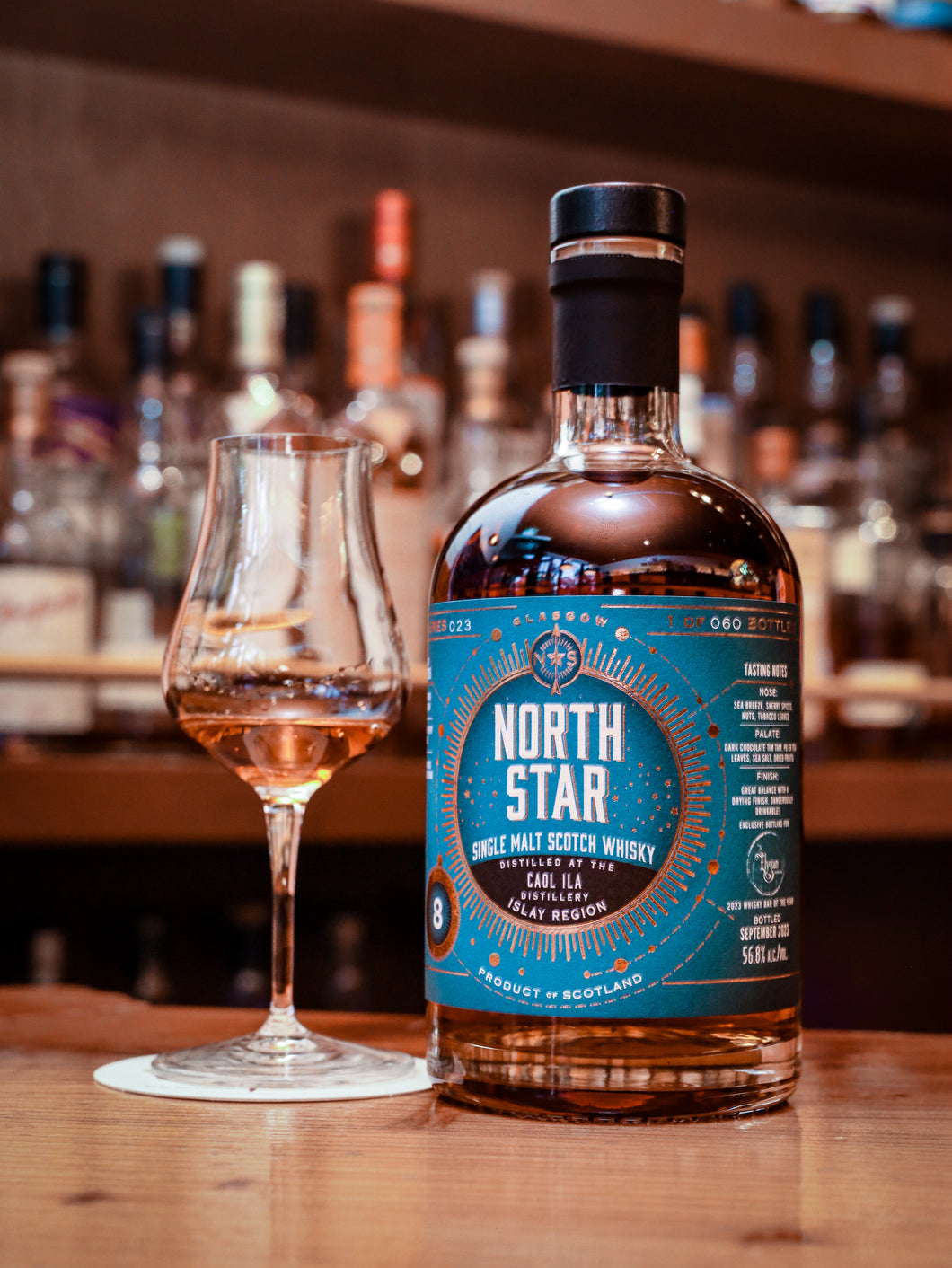 North Star for The Elysian Whisky Bar - Caol Ila 2015/2023 8yo Refill Solera Sherry Hogshead, 56.8% (BTL)