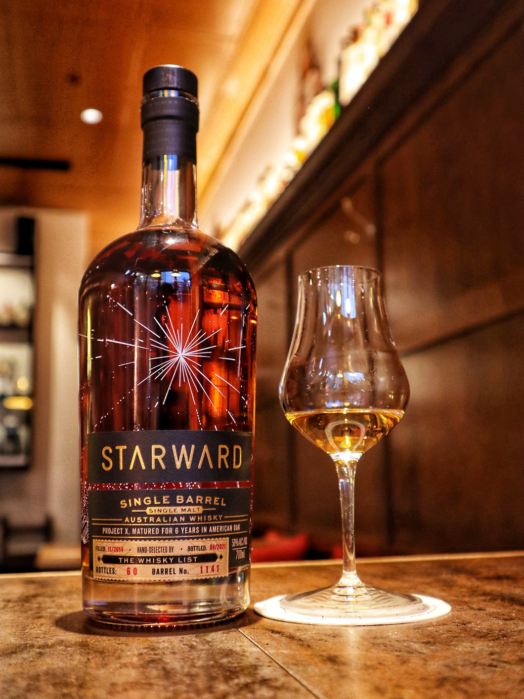 Starward Projects for The Whisky List 